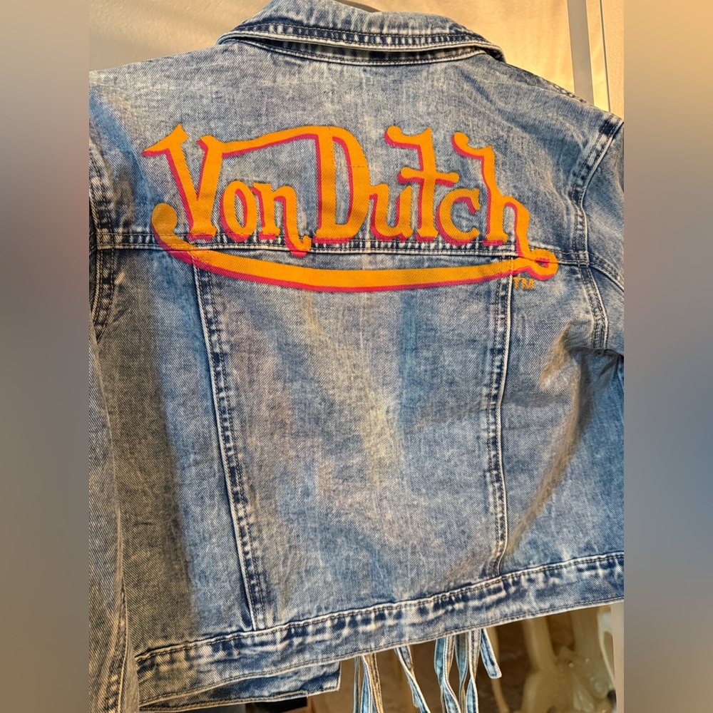 Von Dutch Light Blue Denim Jacket - Picture 6 of 7
